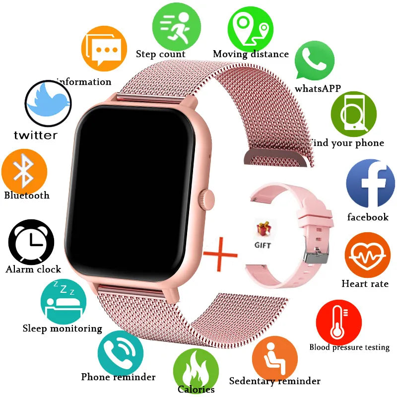 2024-25 New Smart Watch TimeStyle" Full touch screen, Waterproof & more. The watch you really need.